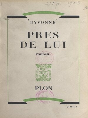 cover image of Près de lui